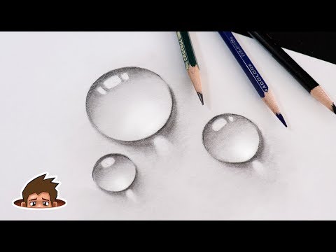 How to Draw Water Drops Easy Drawing