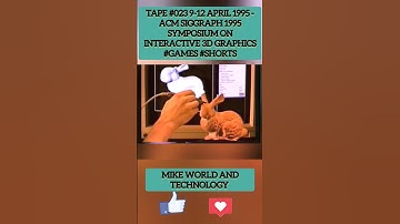 Tape #023 9-12 April 1995 - ACM SIGGRAPH 1995 Symposium on Interactive 3D Graphics #games #shorts