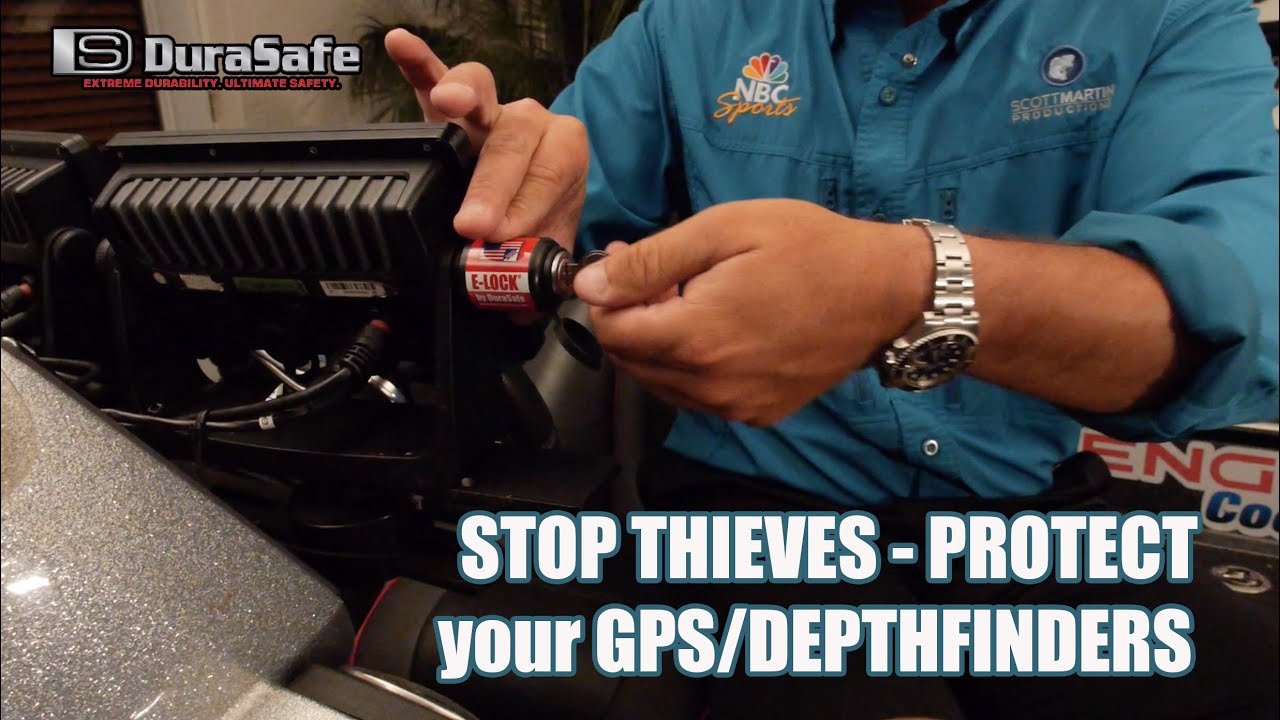 How to protect your Depth Finder / GPS from thieves - Why didn't I think of  that - DuraSafe Locks 