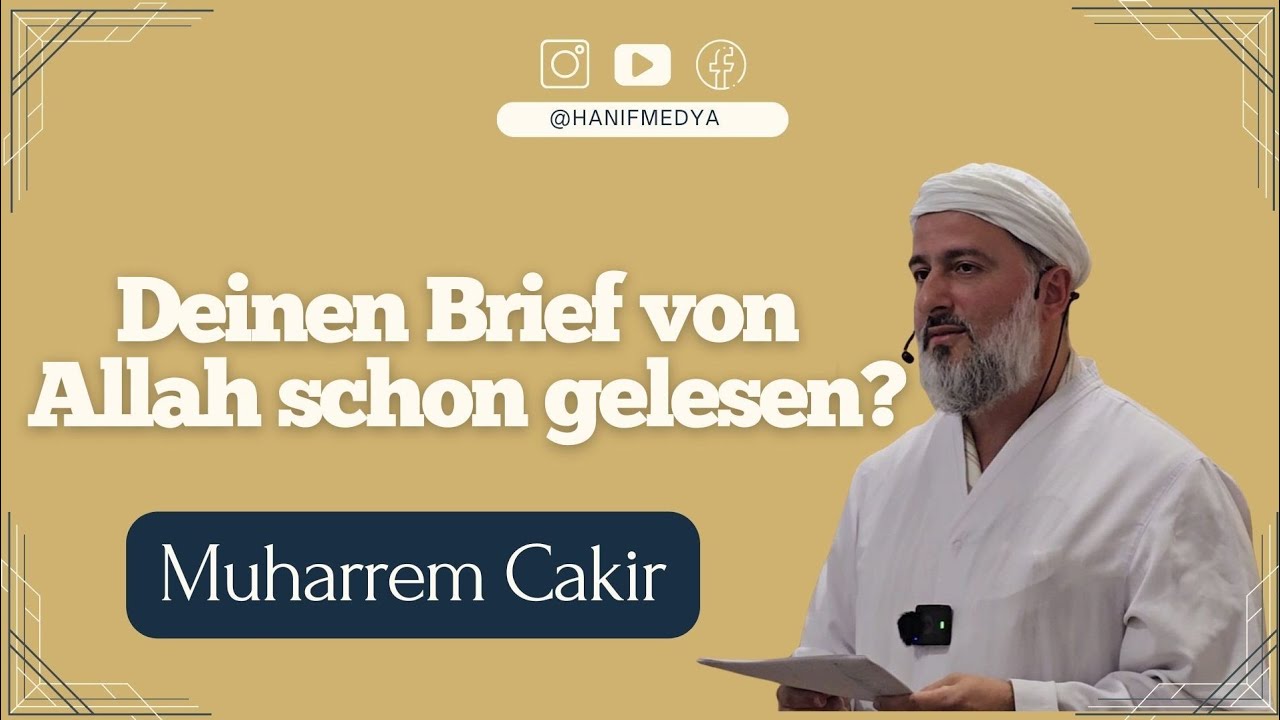 Deinen Brief von Allah schon gelesen?