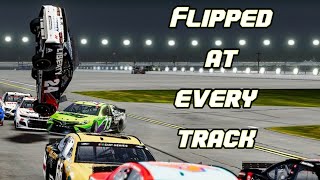 I Flipped at every track on NASCAR Heat 5