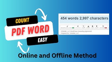 How to Check the Word Count of PDF Documents Online and Offline