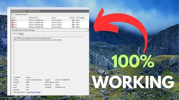 How To Fix Service Control Manager Error 7009 On Windows