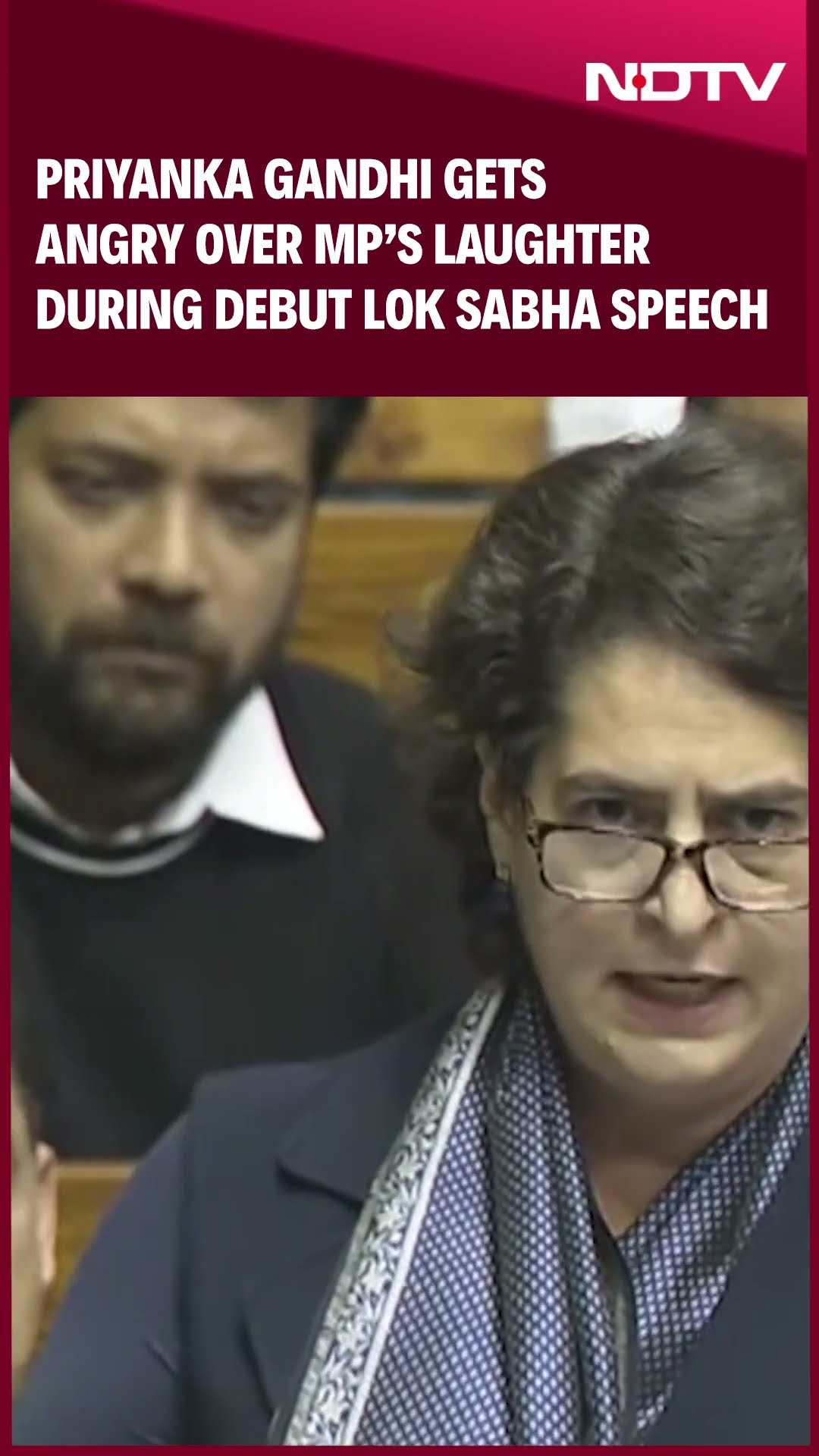 Parliament Session | Priyanka Gandhi Reacts Angrily To MP's Laughter