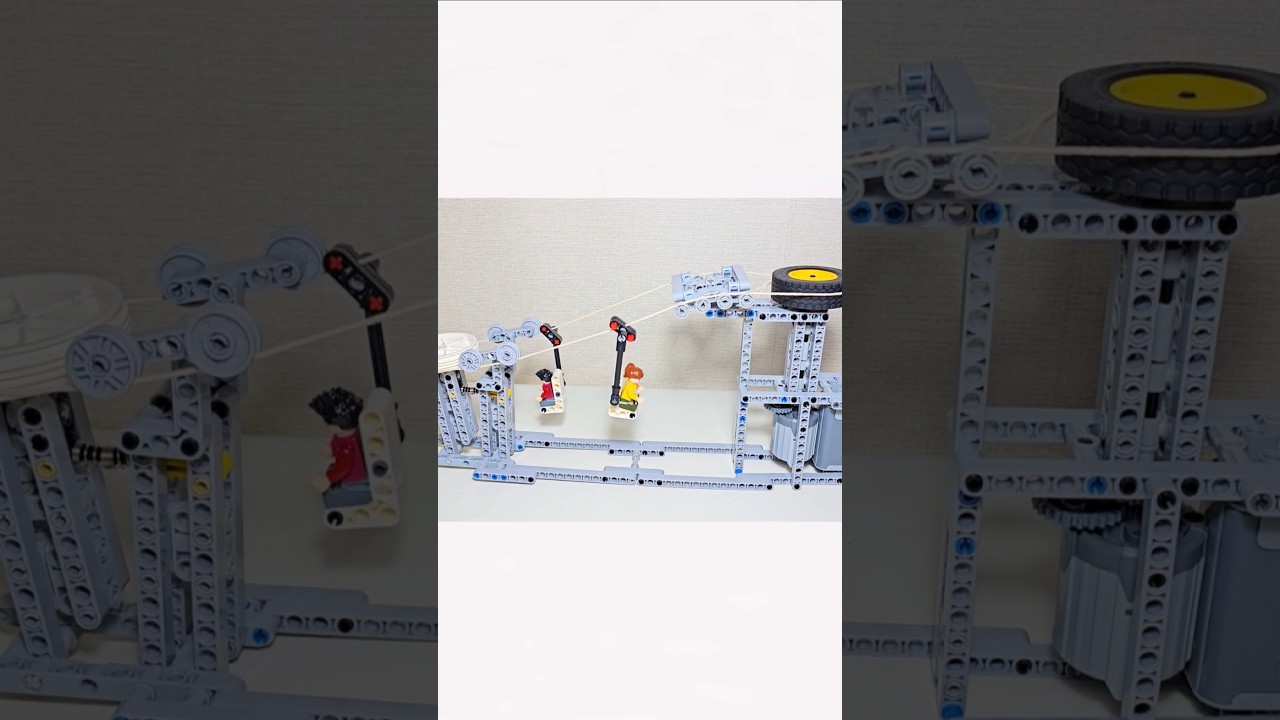 Мини-канатная дорога кирпичная версия 