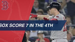 Red Sox break Game 4 open with 7-run 4th inning