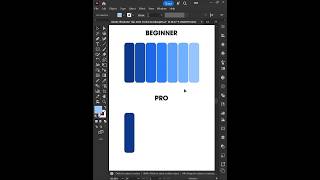 #shorts || Adobe Illustrator 2025 Tips - How to Create Gradient Color Palette || #photoshop