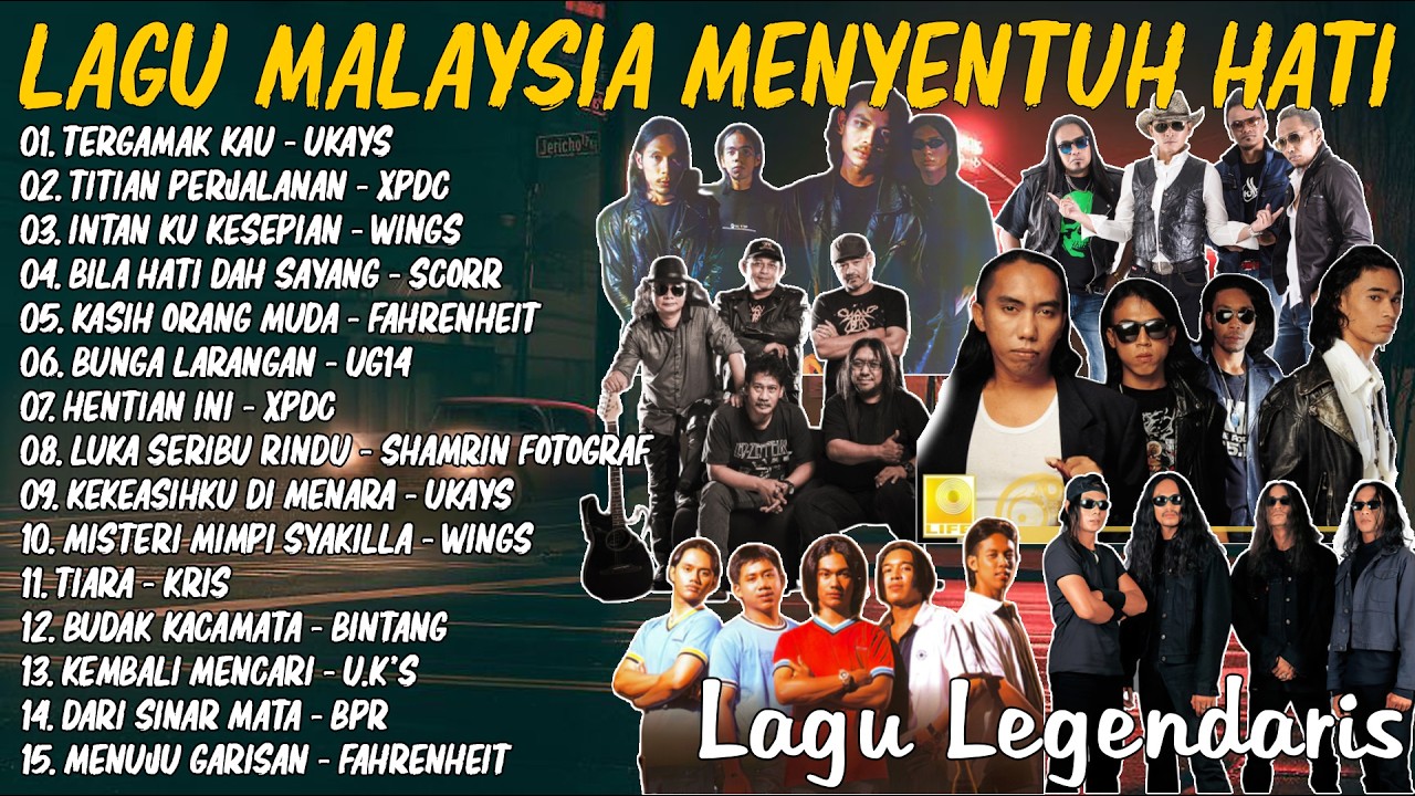🎸 Lagu Slow Rock Malaysia Terbaik 🎸 Lagu Jiwang 80/90an 🎸 Lagu Malaysia Lama Terbaik
