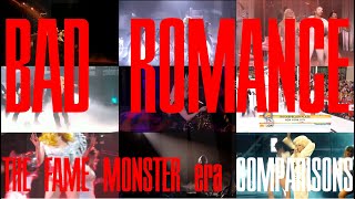 Bad Romance - Live Comparisons [The Fame Monster Era Edition]