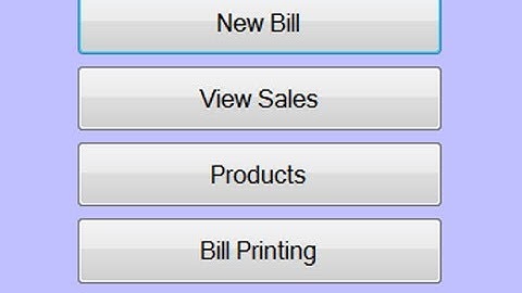Billing Software With Crystal Repots And SqlCe DataBase