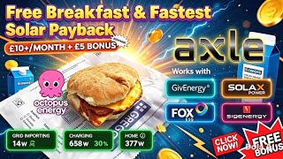 Free Breakfast & Fastest  Solar PV pay back #Octopus #AXEL #vpp #solar
