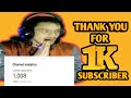 Thank you for 1000 Subscriber❣️❣️|| Best moment ever in my life ❤️❣️|| first 1K subscriber completed