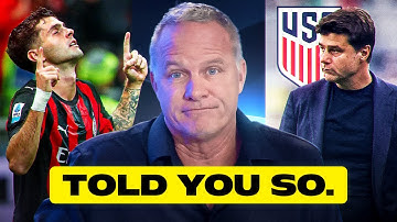 Eric Wynalda DEFENDS Christian Pulisic and Calls Out “Mediocre” US Fans