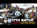 Bye Bye Students 17th Btach Students Review 🔥 17th Batch Last Day | #fastfoodtrainingclass #training