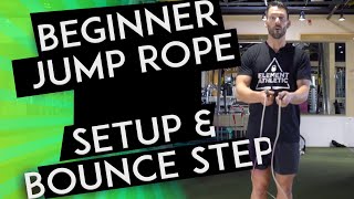 START HERE // How to Jump Rope for Beginners - SETUP and BOUNCE STEP
