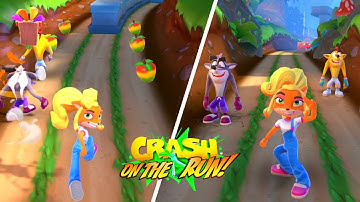 ALL SKINS - Crash Bandicoot On The Run - Gameplay Walkthrough Part 56