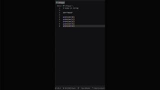 index of string in python||indexing string in python #strings #python #logicsprint #indexing