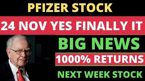 📈 Pfizer Stock Prediction - PFE Stock About To Explode? Institutions Are Buying
