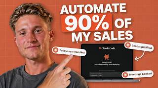 How I automate 90% of my sales using Claude Code!
