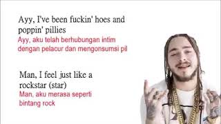 Post Malone  -  Rockstar  Lyrics  ft  21 Savage   Terjemahan Indonesia240p