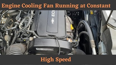 Cooling Fan Running at Constant High Speed, Chevrolet