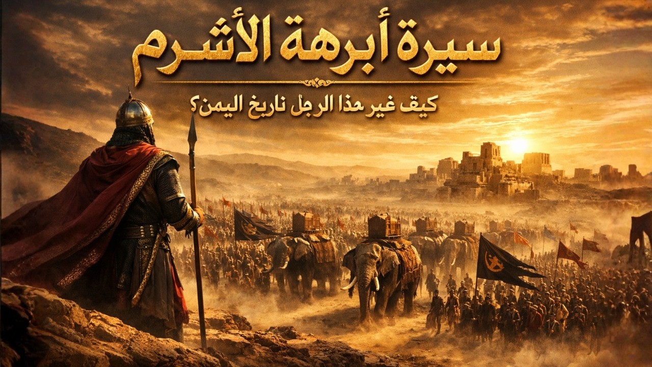 سيرة أبرهة الأشرم: الطموح، الدم، والعرش | كيف تغيّر تاريخ اليمن؟ – وثائقي هادئ للنوم