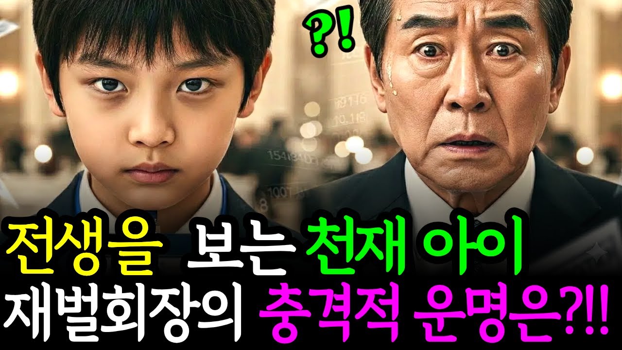 전생을 보는 천재 아이를 재벌회장이 마주한 순간, 재벌회장의 충격적 운명은!! ㅣ노후사연ㅣ사연라디오ㅣ오디오북