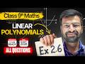 Class 9 Maths Ex 2.6 Mkr | Class 9th Ch 2 Linear Polynomials NCERT Solutions | Ganit Manjari 2026