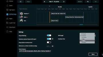 Shift and Duty Scheduling with SIGNL4