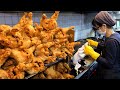 대한민국에서 가장 오래된 치킨집? 46년동안 통닭 팔아서 빌딩 세운 사장님의 다양한 통닭 만들기 korean fried chicken - korean street food