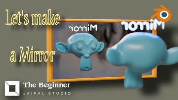 Make a mirror in Blender 4.1.1 || Blender tutorial.