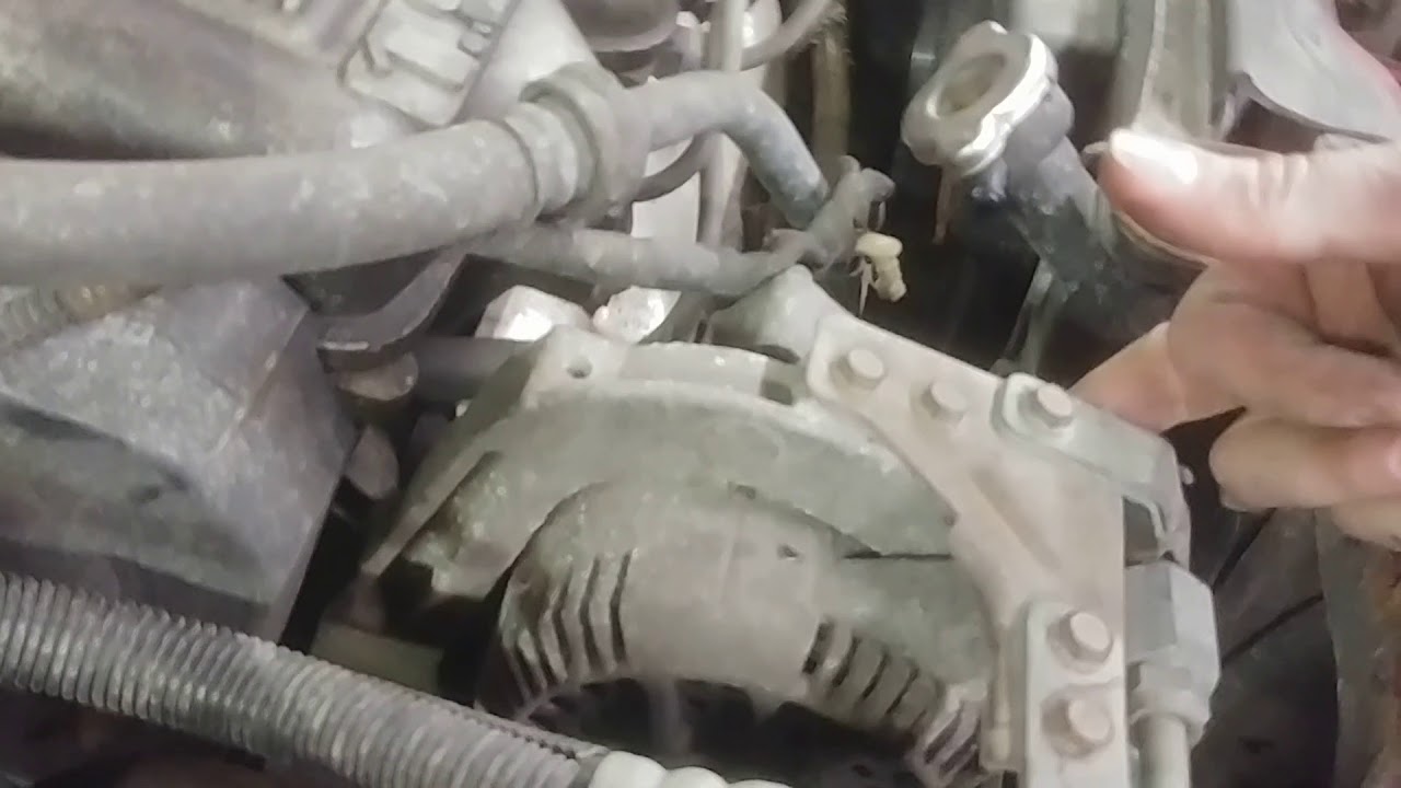How To Remove An Alternator From A 1999 Ford Escort Youtube