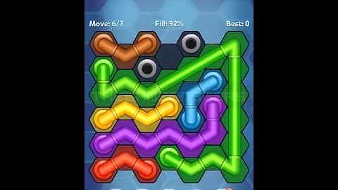 Pipe Lines Hexa Challenger Level 1-10 Solution