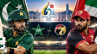 Pakistan vs United Arab Emirates Live: Hong Kong Sixes 2026, PAK VS UAE Match Live | Watchalong