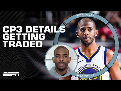 Chris Paul's reaction to getting traded to the Warriors: I'm DEFINITELY excited! | NBA Today