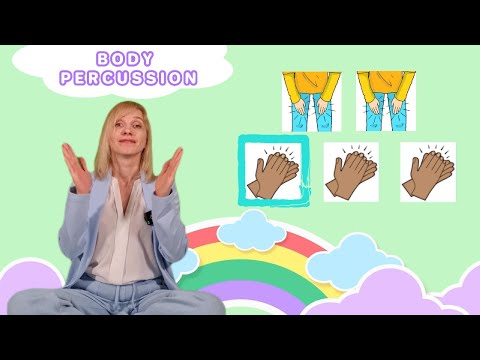 Ритмічна гра під музику з картками Body Percussion