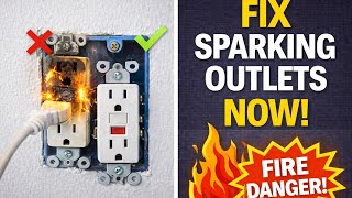 The #1 Reason Wall Outlets Start Sparking (And How To Fix It) #diy #handyman 
