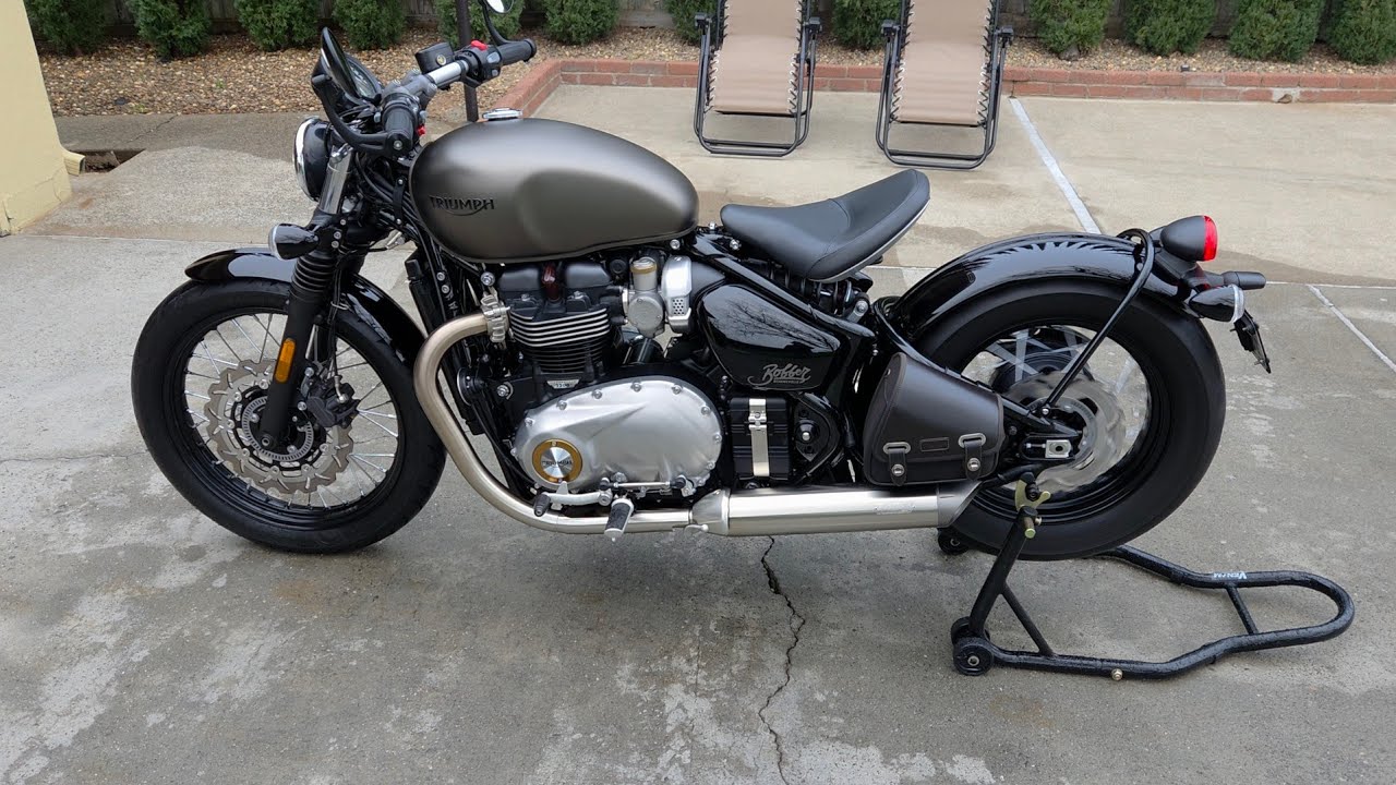 Triumph Bonneville Bobber / New Brakes 
