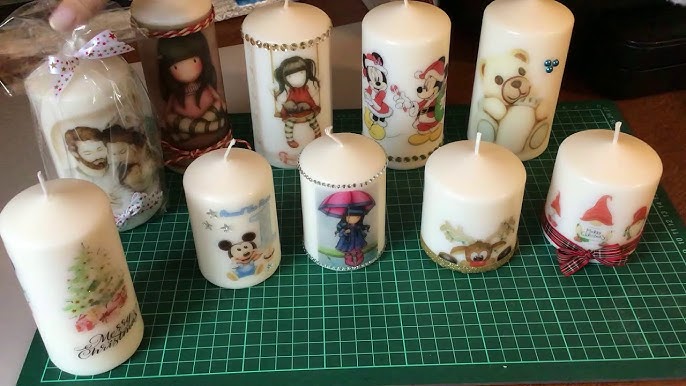 Tutorial: Candele con stampe personalizzate 