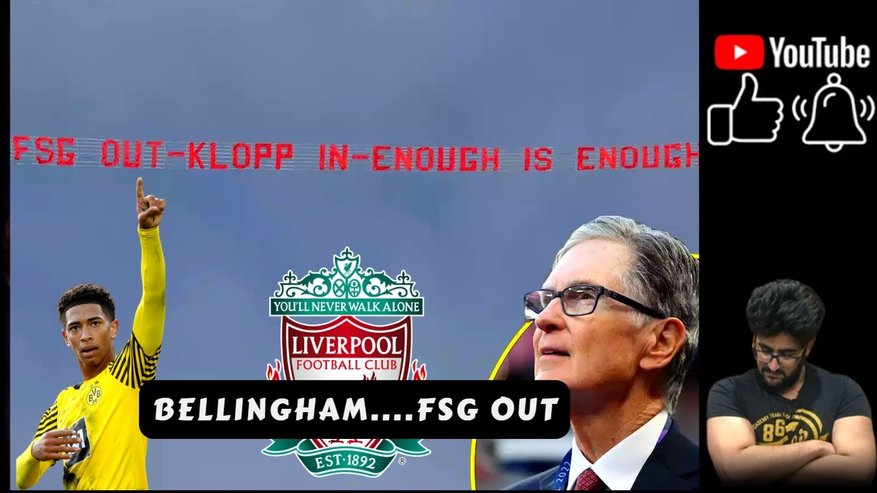 JUDE BELLINGHAM TO LIVERPOOL OFF! FSG OUT RANT! THE PLANE IS COMING! WE ...