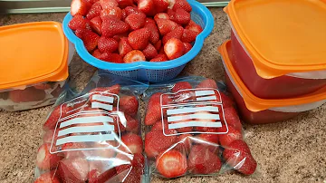 ¿Se pueden guardar las fresas en una bolsa Ziploc?