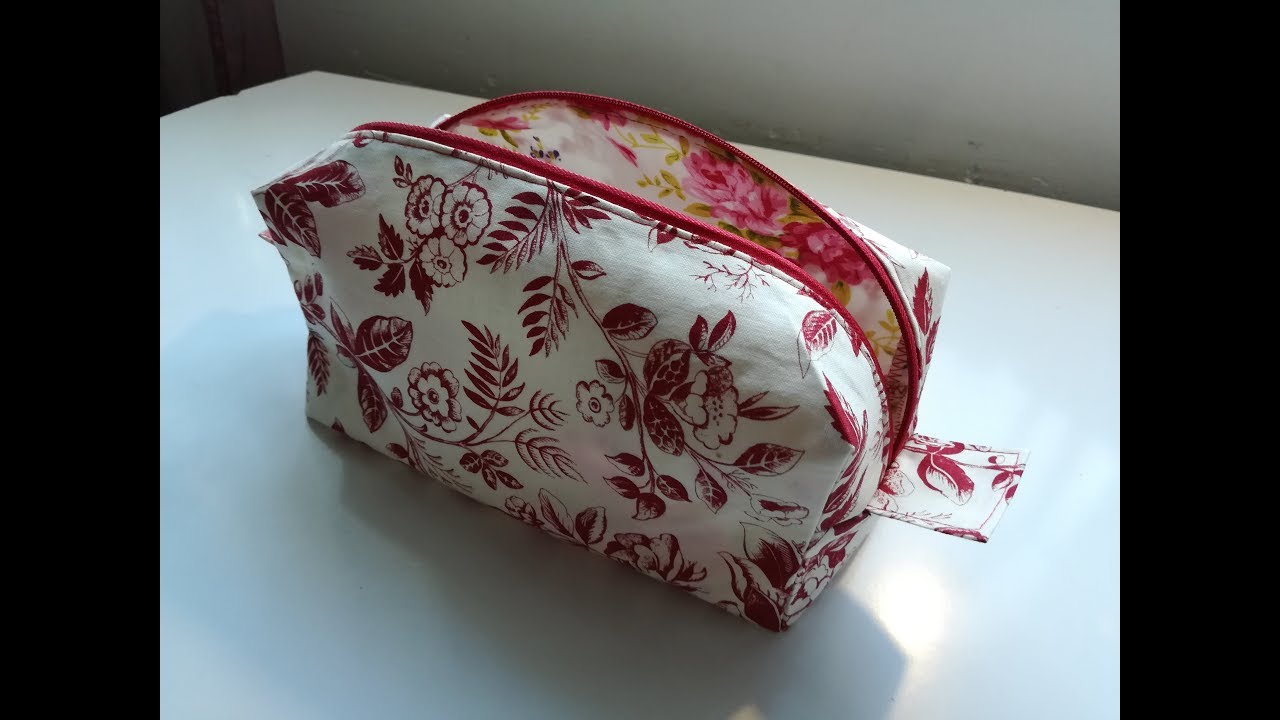 Coudre une Trousse pour toilette-Couture Anaïs. - YouTube