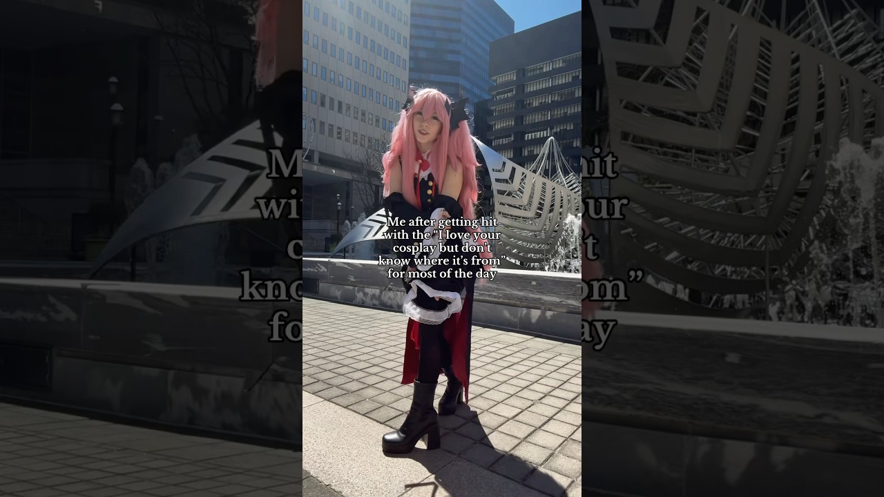 Which is completely fine I’m thankful of course it’s just funny LOL #cosplay #cosplayer #anime