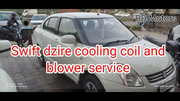 Swift dzire cooling coil & blower service || #cooling coil aur blower noise problem kese solve kare