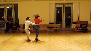 Salsa On2 Intermediate Turn Pattern by Sergio and Sheena #45