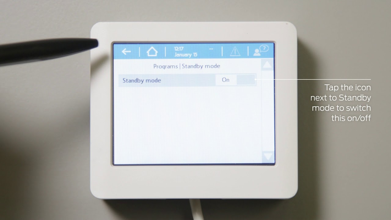 Warmafloor Sentio How To Set Standby Mode YouTube warmafloor-sentio-how-to-set-standby-mode-youtube