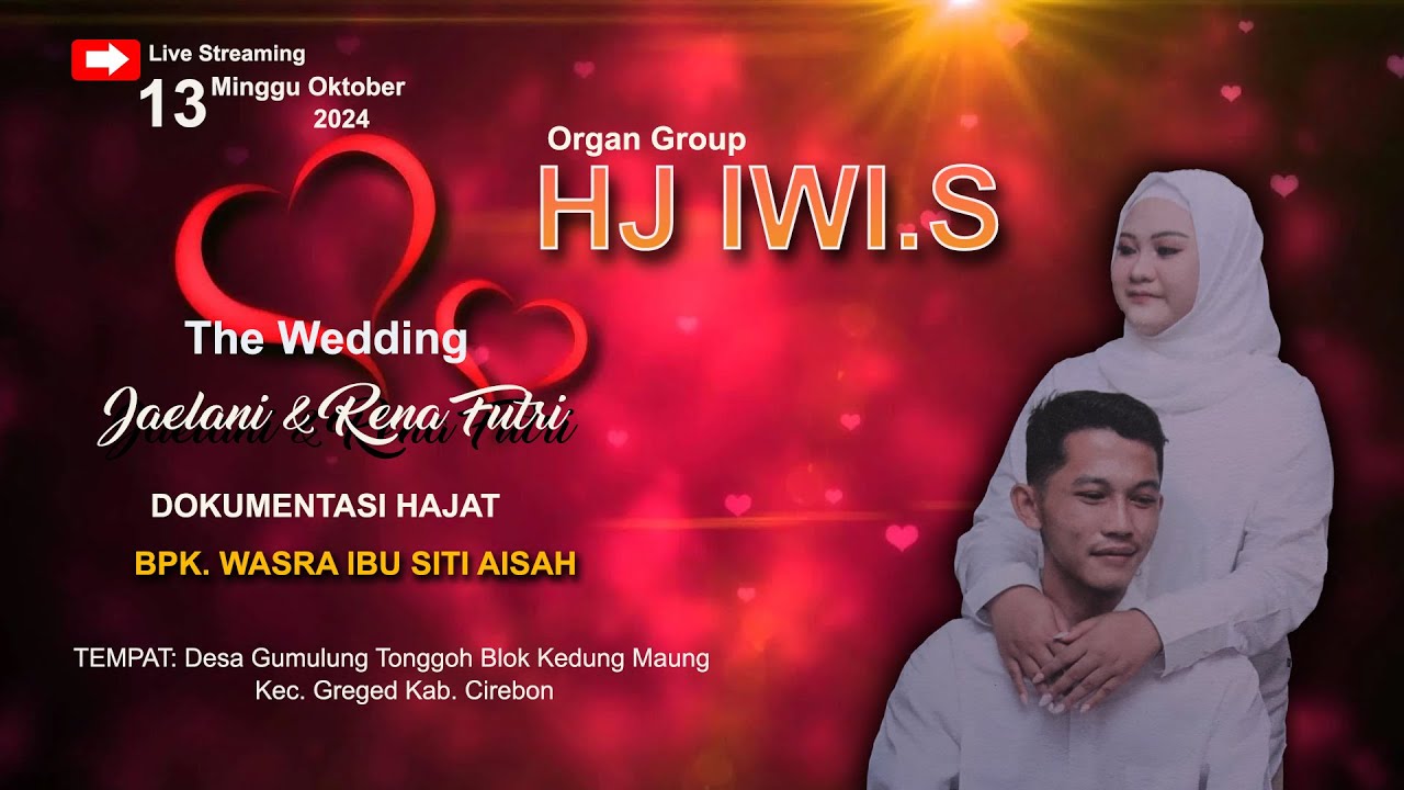 ▶✔Live Organ Group HJ.IWI.S || The Wedding JAELANI & RENA FUTRI || 13  Oktober 2024 || Desa Gumulung
