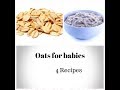Oats recipes for babies