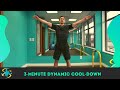 Follow along 3minute dynamic stretching cooldown end every workout like this