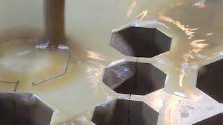 SSG EDM HB400 / Test cut with Molybdenum wire